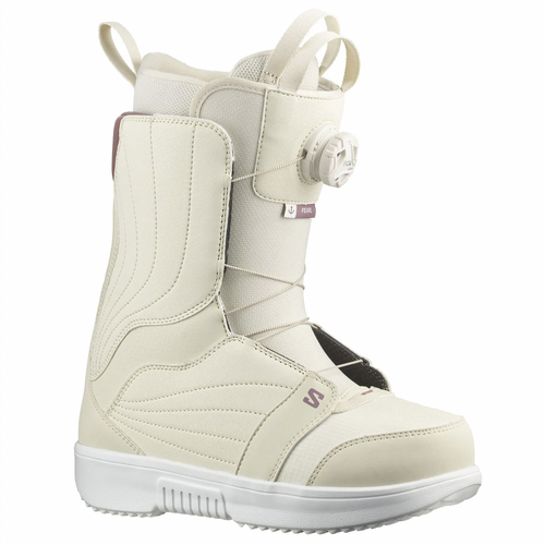 Salomon Pearl Boa Almond Vanilla Womens 2025 Snowboard Boots
