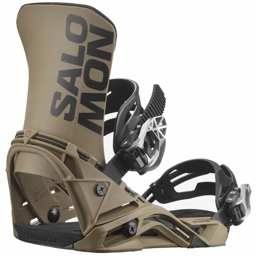 Salomon District Brown Mens 2025 Snowboard Bindings