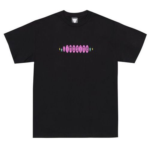 Limosine Skateboards Pink Bubz Black Mens Short Sleeve Tee [Size: Large]