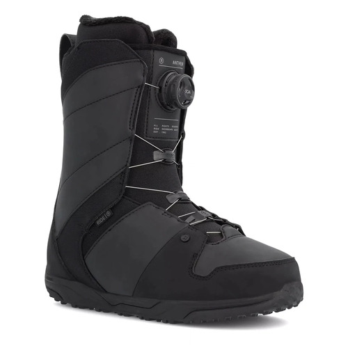 Ride Anthem Boa Black Mens 2023 Snowboard Boots [Size: 7]
