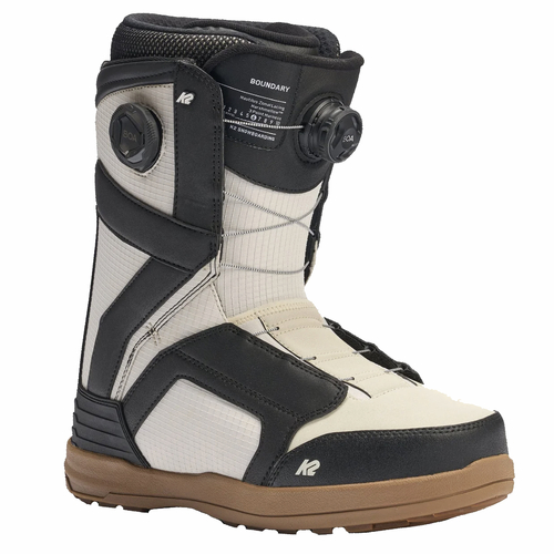 K2 Boundary Double BOA Black Tan Mens 2026 Snowboard Boots