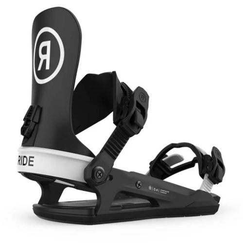 Ride C-4 Black Mens 2022 Snowboard Bindings [Size:Medium]