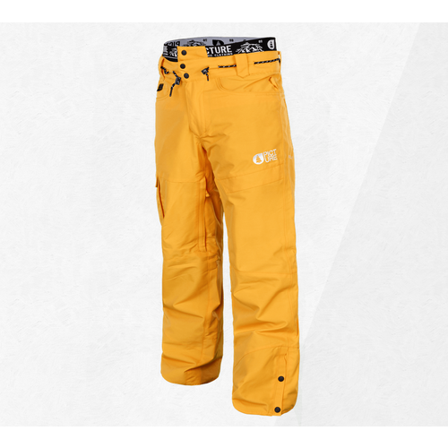 Picture Under Yellow Mens 10K 2019 Snowboard Pants [Size: Large]