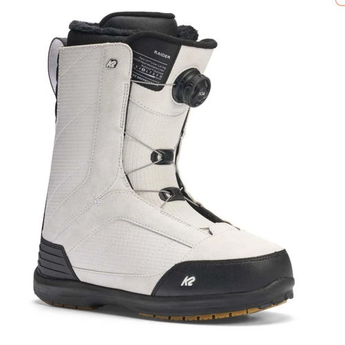 K2 Raider BOA White Mens 2026 Snowboard Boots
