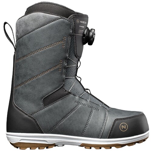 Nidecker Ranger Boa Grey Mens 2023 Snowboard Boots [Size: 8]