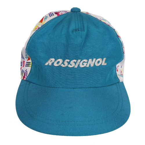 Rossignol Embroided Blue Baseball Dad Cap Hat Used Vintage
