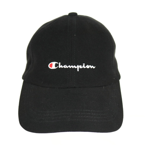 Champion Embroidered Suede/Velvet Cap Used Vintage