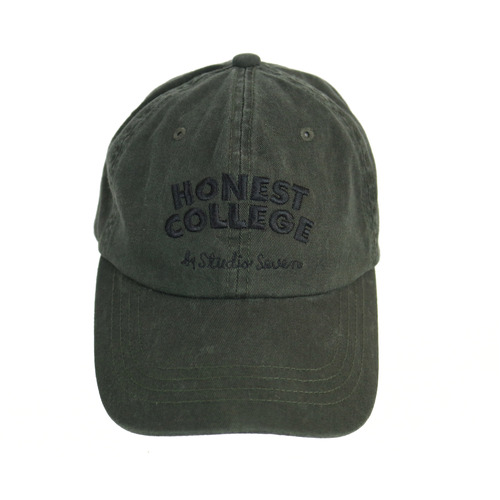 Honest Collage Embroidered Cap Hat Used Vintage