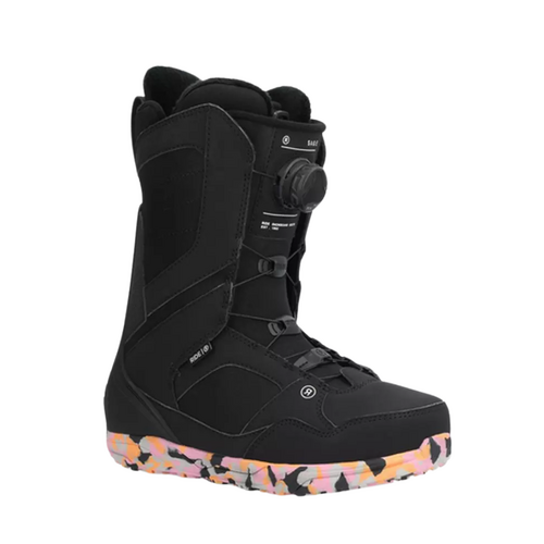 Ride Sage Black Womens 2025 Snowboard Boots