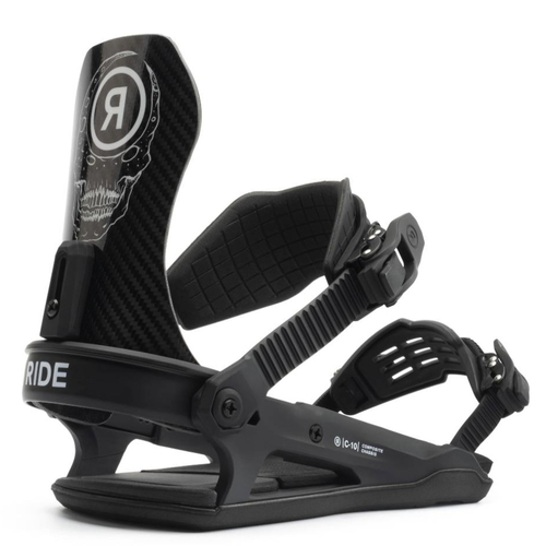 Ride C-10 Skull Carbon Mens Snowboard Bindings