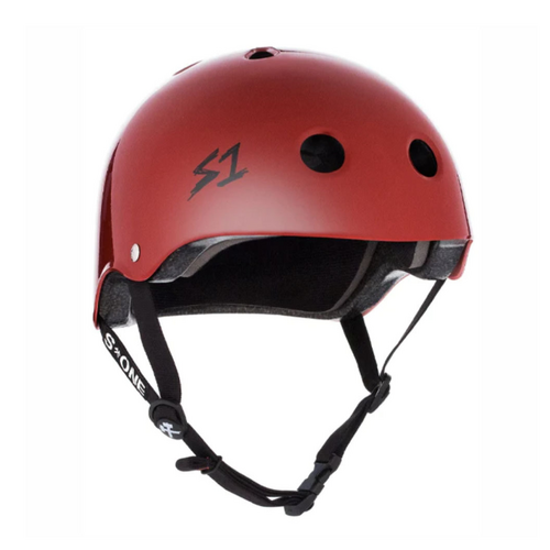 S1 Lifer Certified Blood Red Skateboard Helmet