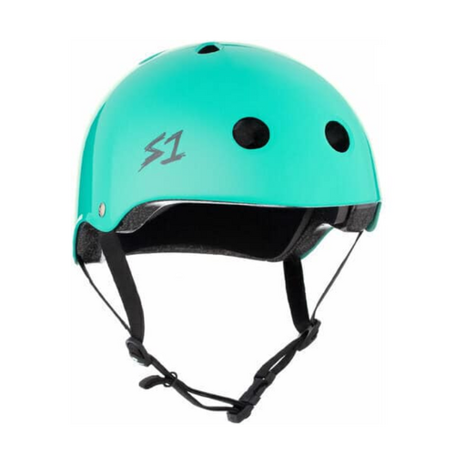 S1 Lifer Certified Gloss Lagoon Skateboard Helmet [Size: Medium]