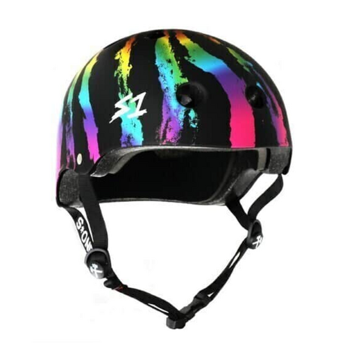 S1 Lifer Certified Rainbow Swirl Skateboard Helmet