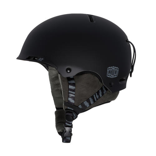 K2 Stash Black Mens 2020 Snowboard Helmet [Size: Small]