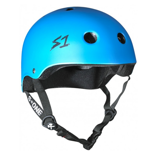 S1 Lifer Certified Matte Cyan Skateboard Helmet