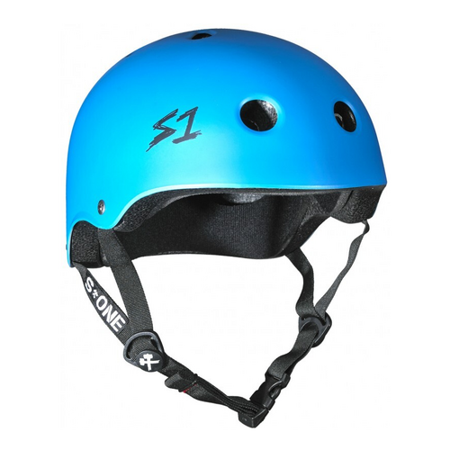 S1 Lifer Certified Matte Cyan Skateboard Helmet [Size: Medium]
