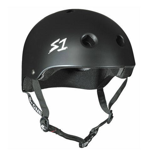 S1 Lifer Certified Matte Black Skateboard Helmet [Size: X-Small]