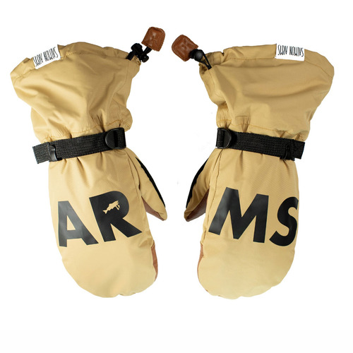 Salmon Arms AR MS Brown Overmitt Snowboard Mitts [Size: Small / Medium]