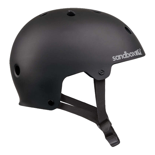 Sandbox Low Rider Legend Matte Black Mens Skate Snowboard Helmet [Size: Large]