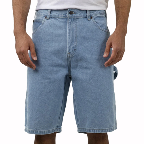 Dickies 11 Light Indigo Relaxed Fit Mens Carpenter Denim Shorts