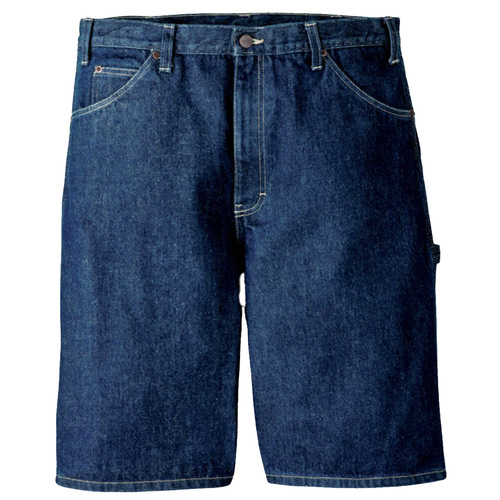 Dickies 11 Rinsed Indigo Relaxed Fit Mens Carpenter Denim Shorts [Size: 28]