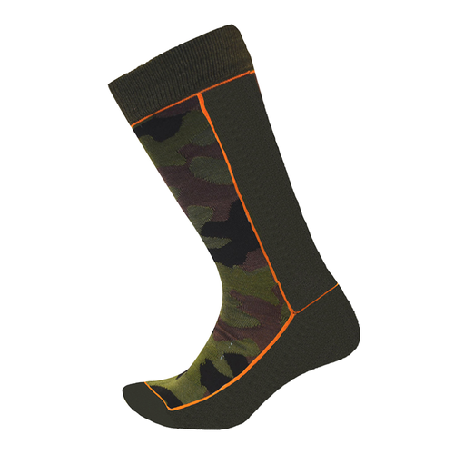 XTM Trooper Army Camo Kids Snowboard Socks [Size: 9-12]