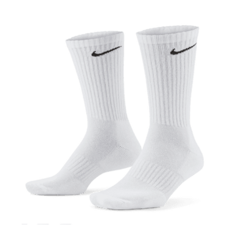 Nike Everyday Cushioned Training White Unisex Crew Socks 3 Pack [Size: Small]