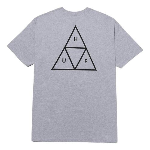 Huf Essentials Triangle Grey Marle Mens Short Sleeve T Shirt [Size: X-Large]