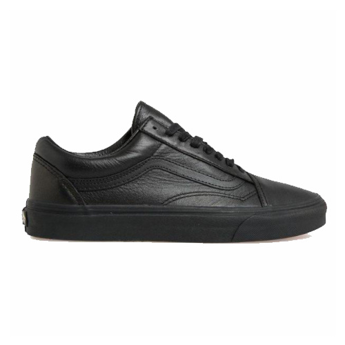 Vans Old Skool Pro Leather Black Mens 