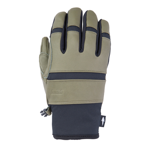 Pow Villain Military Olive Mens Snowboard Gloves [Size:Small]