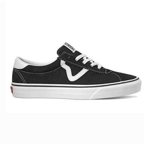 Vans Sport Black True White Youth Skateboard Shoes [Size: 11]