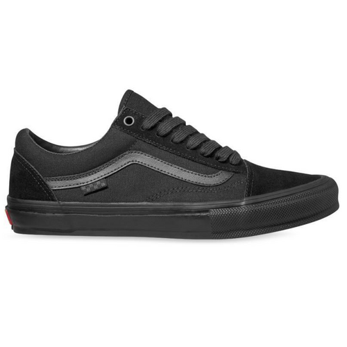 Vans Skate Old Skool Black Black Mens Skateboard Shoes |  