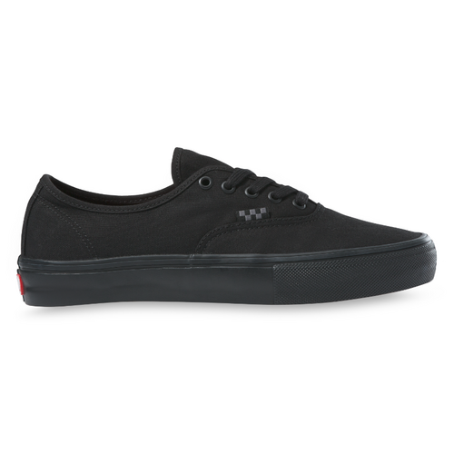 Vans Skate Authentic Black Black Mens Skateboard Shoes [Size: 6]