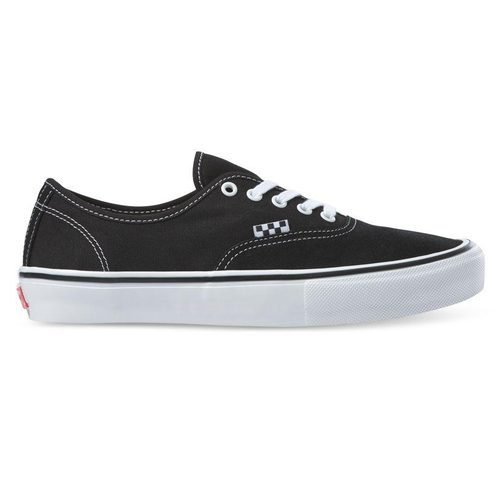 Vans Skate Authentic Black White Mens Skateboard Shoes [Size: 7]