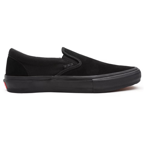 Vans Skate Slip-On Black Black Mens Skateboard Shoes [Size: 6]