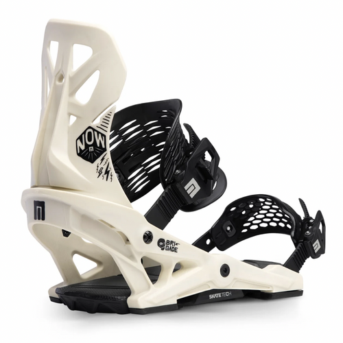 NOW Brigade Chalk 2024 Snowboard Bindings [Size: Small]