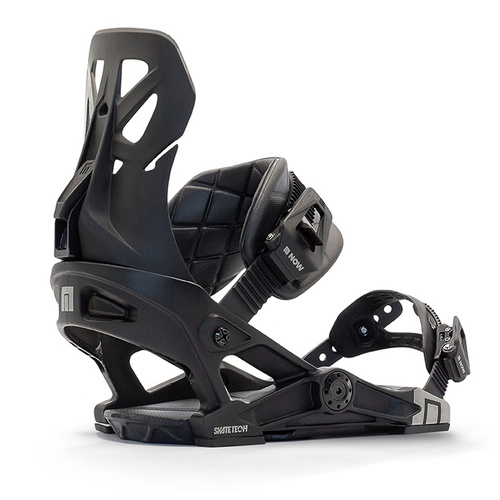NOW Pro Line Black Mens 2021 Snowboard Bindings [Size: Small]