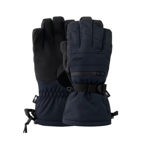 Pow Wayback GTX Long Black Mens Gore-Tex Snowboard Gloves [Size: Medium]